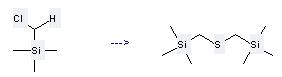 Trimethyl-(trimethylsilylmethylsulfanylmethyl)silane can be prepared by Chloromethyl-trimethyl-silane.